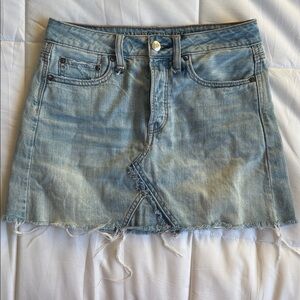 American Eagle 100% cotton size 0/small Denim Mini Skirt